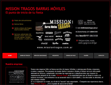 Tablet Screenshot of missiontragos.com.ar